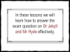 Eduqas GCSE English Literature Exam Preparation - Dr Jekyll and Mr Hyde Teaching Resources (slide 3/43)